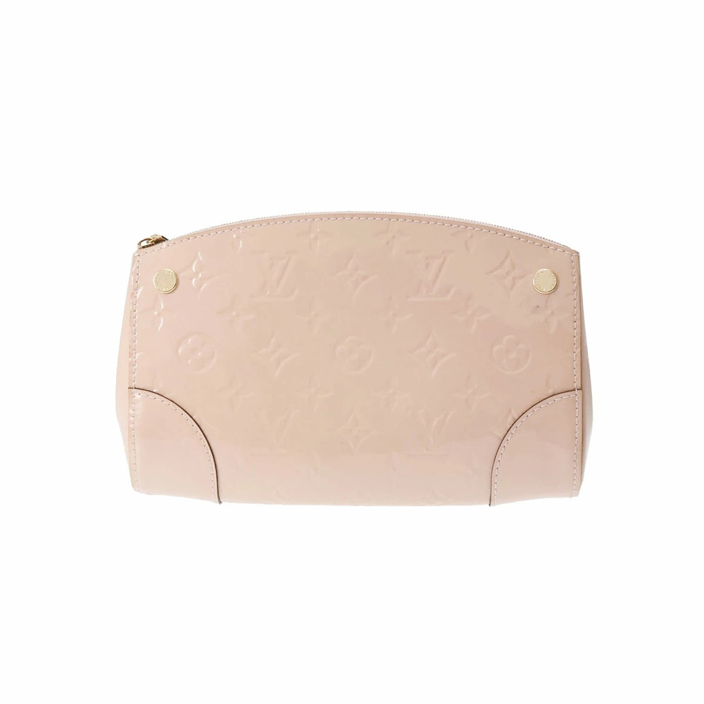 LOUIS VUITTON Vernis Santa Monica Clutch Rose Pink Ballerine Monogram Shoulder